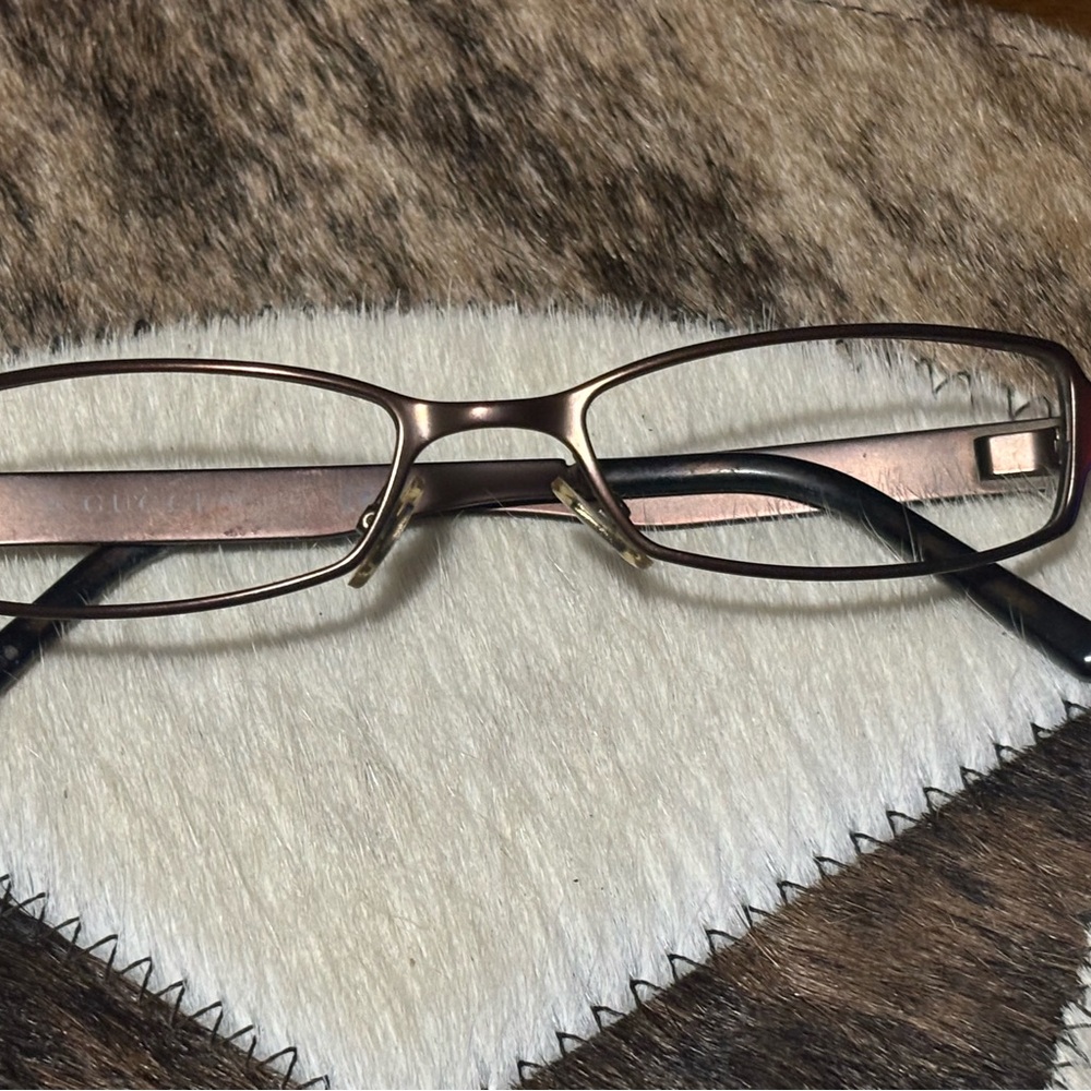 Gucci Bronze and Black Glasses